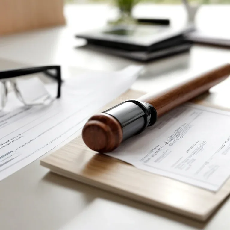 Documento imobiliário sendo revisado por especialista